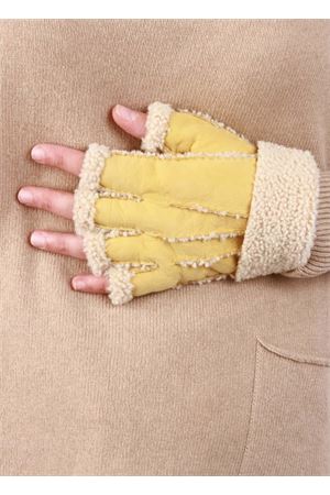 Fingerless lined gloves Capri Gloves | CG213SENAPE